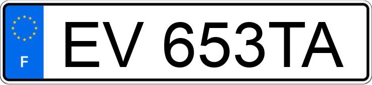 Numer rejestracyjny EV653TA posiada FORD FOCUS