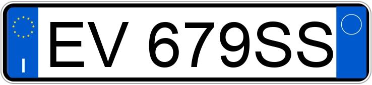 Il numero di registrazione EV679SS ha PEUGEOT 208
