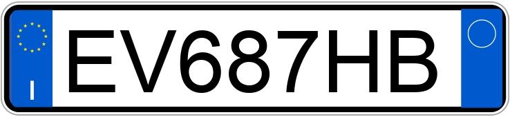 Numer rejestracyjny EV687HB posiada MERCEDES GLA