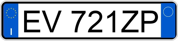 Numer rejestracyjny EV721ZP posiada FIAT Punto 4a serie