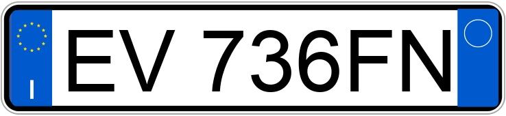 Numer rejestracyjny EV736FN posiada FIAT Panda 3a serie Numer rejestracyjny EV736FN posiada FIAT Panda 3a serie