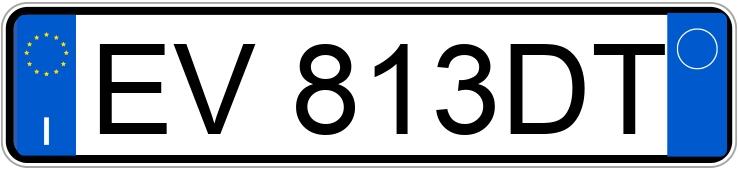 Numer rejestracyjny EV813DT posiada FIAT Panda 3a serie Numer rejestracyjny EV813DT posiada FIAT Panda 3a serie