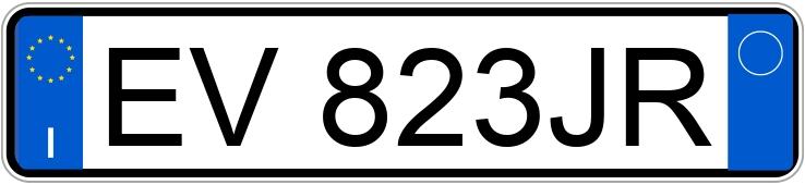 Numer rejestracyjny EV823JR posiada VOLKSWAGEN Golf 7a serie