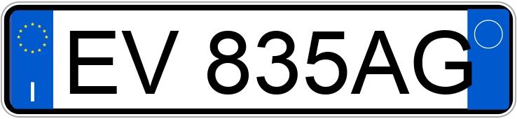 Numer rejestracyjny EV835AG posiada FIAT Freemont