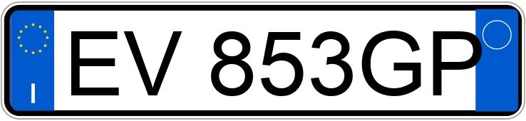 Numer rejestracyjny EV853GP posiada JEEP Gr.Cherokee 4a s.