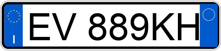 Numer rejestracyjny EV889KH posiada ALFA ROMEO MiTo