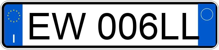 Numer rejestracyjny EW006LL posiada JEEP Compass 1a serie