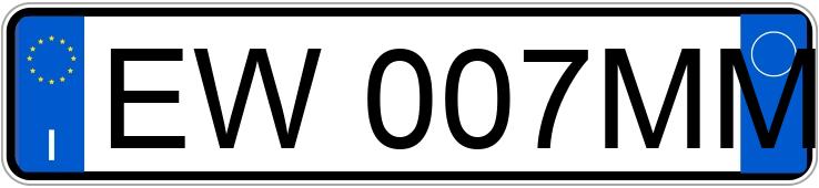 Numer rejestracyjny EW007MM posiada RENAULT CLIO