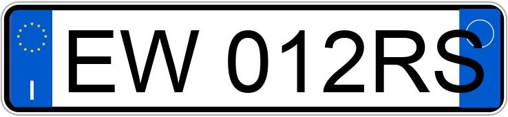 Numer rejestracyjny EW012RS posiada HYUNDAI ix35