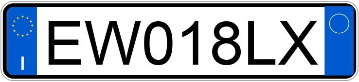 Numer rejestracyjny EW018LX posiada LANCIA Ypsilon 3a serie Numer rejestracyjny EW018LX posiada LANCIA Ypsilon 3a serie