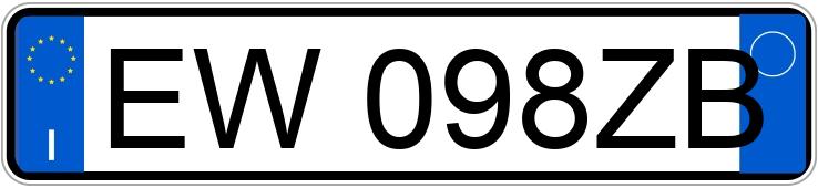 Numer rejestracyjny EW098ZB posiada VOLVO V40 CC