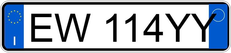 Numer rejestracyjny EW114YY posiada TOYOTA Aygo 2a serie Numer rejestracyjny EW114YY posiada TOYOTA Aygo 2a serie