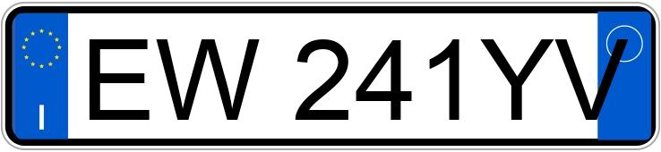 Numer rejestracyjny EW241YV posiada RENAULT Megane 3a serie