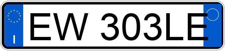 Numer rejestracyjny EW303LE posiada DACIA DUSTER