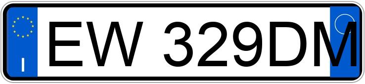 Numer rejestracyjny EW329DM posiada OPEL Mokka 1a serie