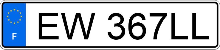 Numer rejestracyjny EW367LL posiada SUZUKI SWIFT