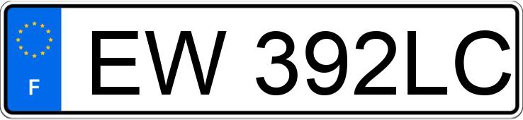 Numer rejestracyjny EW392LC posiada TOYOTA YARIS III