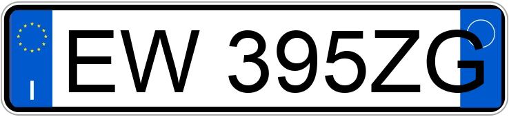 Numer rejestracyjny EW395ZG posiada FIAT Punto 4a serie