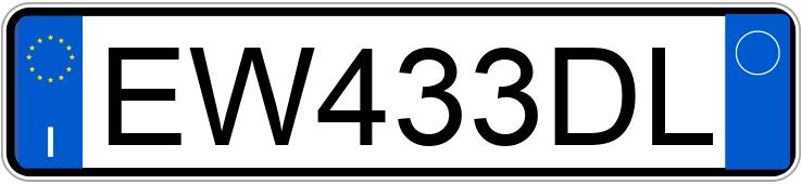 Numer rejestracyjny EW433DL posiada DACIA Logan 3a serie Logan MCV 1.5 dCi 8V 90CV Laureate (66 kw)