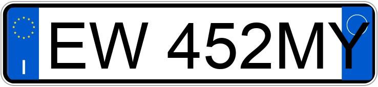 Numer rejestracyjny EW452MY posiada FIAT Panda 3a serie Numer rejestracyjny EW452MY posiada FIAT Panda 3a serie