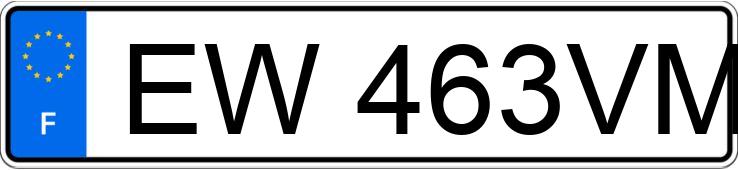 Numer rejestracyjny EW463VM posiada PEUGEOT PARTNER II