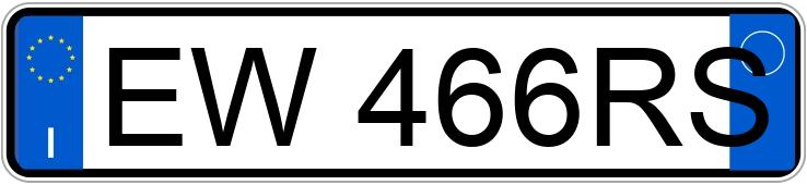 Numer rejestracyjny EW466RS posiada FIAT Punto 4a serie Numer rejestracyjny EW466RS posiada FIAT Punto 4a serie