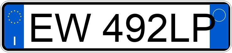 Numer rejestracyjny EW492LP posiada AUDI A1-S1