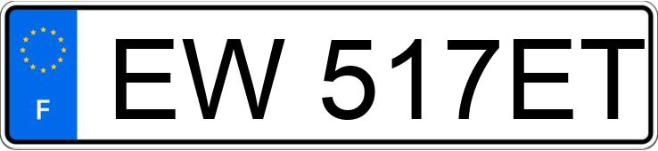 Numer rejestracyjny EW517ET posiada RENAULT MEGANE IV