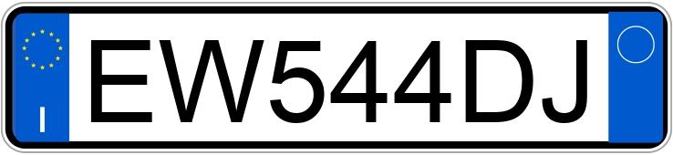 Numer rejestracyjny EW544DJ posiada FORD C-Max 2a serie