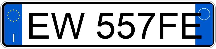 Numer rejestracyjny EW557FE posiada NISSAN Note
