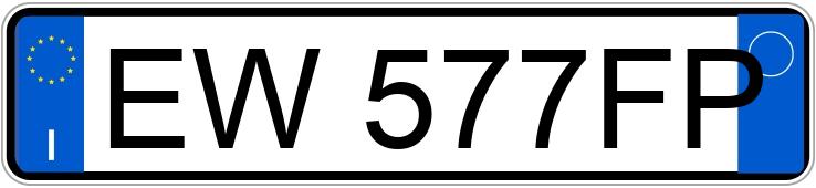 Numer rejestracyjny EW577FP posiada FORD Kuga 2a serie