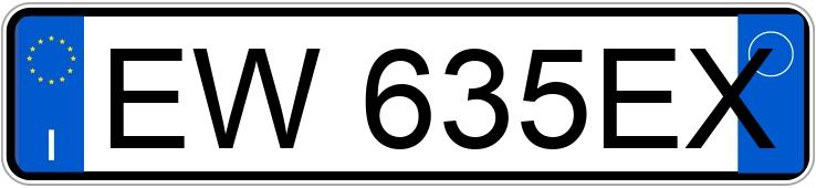 Numer rejestracyjny EW635EX posiada FIAT 500L Numer rejestracyjny EW635EX posiada FIAT 500L