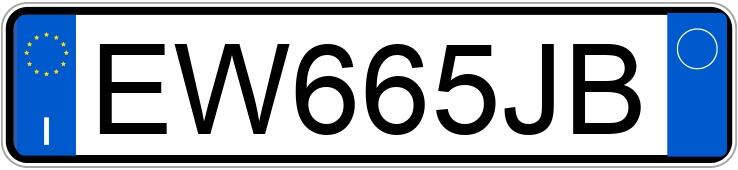 Numer rejestracyjny EW665JB posiada FIAT Panda 3a serie