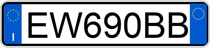 Numer rejestracyjny EW690BB posiada LANCIA Ypsilon 3a serie Numer rejestracyjny EW690BB posiada LANCIA Ypsilon 3a serie