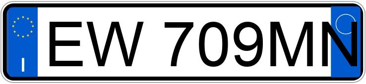 Numer rejestracyjny EW709MN posiada VOLKSWAGEN Golf 7a serie