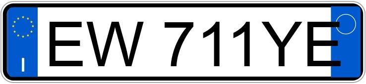 Numer rejestracyjny EW711YE posiada FORD Kuga 2a serie Numer rejestracyjny EW711YE posiada FORD Kuga 2a serie