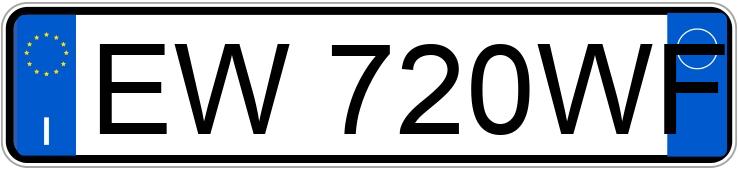 Numer rejestracyjny EW720WF posiada ALFA ROMEO Giulietta Numer rejestracyjny EW720WF posiada ALFA ROMEO Giulietta