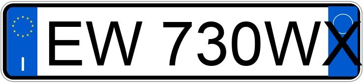Numer rejestracyjny EW730WX posiada AUDI Q5 1a serie