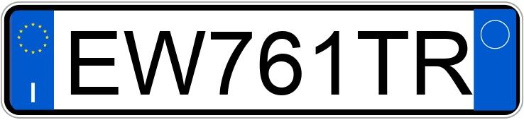 Numer rejestracyjny EW761TR posiada FORD Fiesta 6a serie