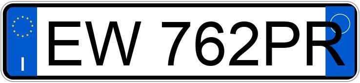 Numer rejestracyjny EW762PR posiada TOYOTA TOYOTA AURIS