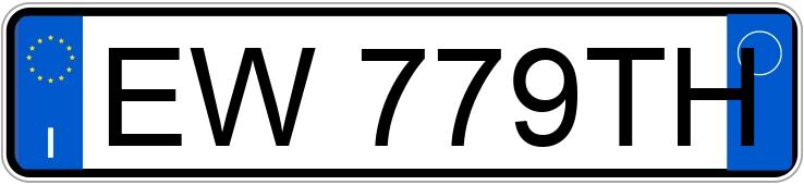 Numer rejestracyjny EW779TH posiada ALFA ROMEO Giulietta