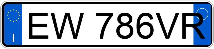 Numer rejestracyjny EW786VR posiada PEUGEOT 208 1o serie