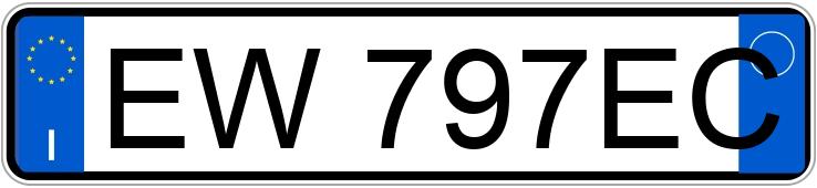 Numer rejestracyjny EW797EC posiada FIAT Fiorino 2a serie