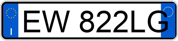 Numer rejestracyjny EW822LG posiada FIAT Punto 4a serie