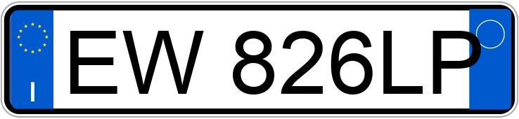 Numer rejestracyjny EW826LP posiada CITROEN DS3