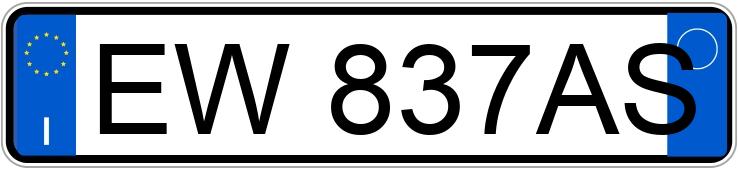Numer rejestracyjny EW837AS posiada BMW X3 XDRIVE20D