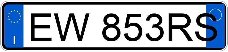 Numer rejestracyjny EW853RS posiada CITROEN C4 Picasso