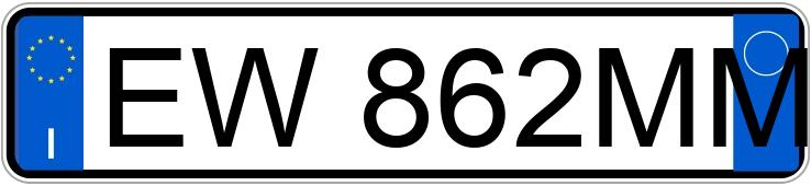 Registreringsnummeret EW862MM har DACIA DUSTER