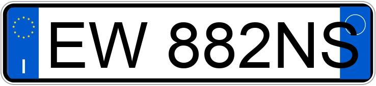 Numer rejestracyjny EW882NS posiada FORD Fiesta 6a serie