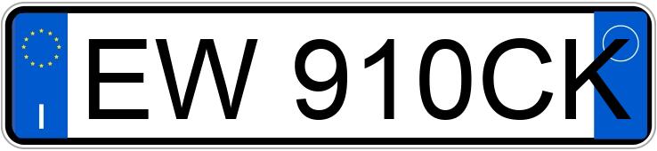 Registreringsnumret EW910CK har hyundai 
